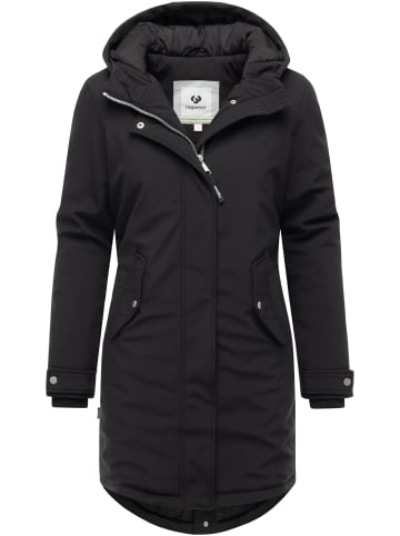 ragwear Softshellmantel Itiga in Black