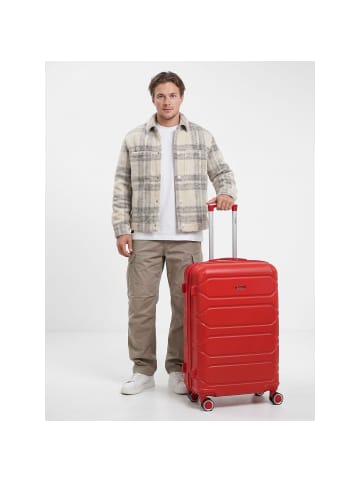 benzi 5807 4 Rollen Trolley L 76 cm rot