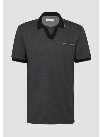 s.Oliver Polo-Shirt in 94W2_grau meliert