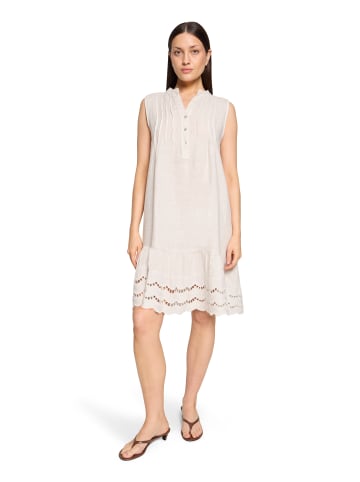 CARTOON Casual-Kleid mit Stickerei in cream