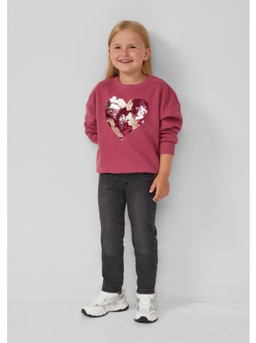 s.Oliver Sweatshirt in 4465_himbeere