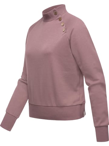 ragwear Sweatshirt Majjorka Solid in Mauve