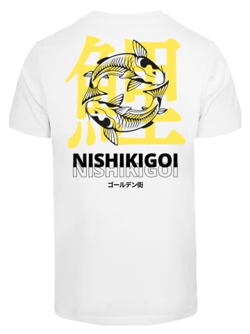 F4NT4STIC T-Shirt Koi Golden Gai in weiß