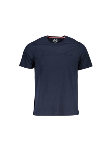 GianMarco Venturi Blau Baumwolle Herren T-Shirt