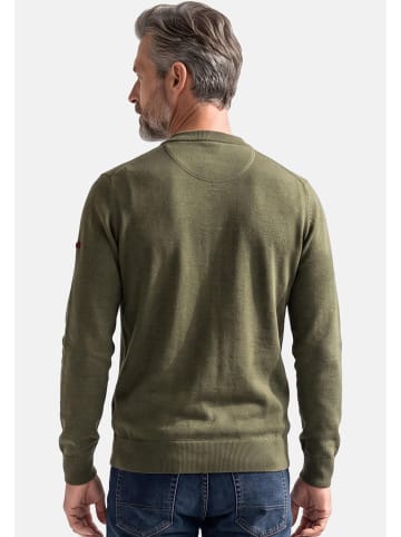 Redmond Strickjacke Basic in Dunkelgrün
