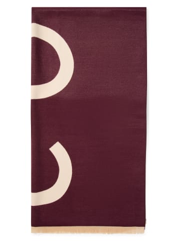 comma Schal in aubergine beige - 0003