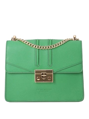 Seidenfelt Roros - Schultertasche 21 cm in electric green/gold