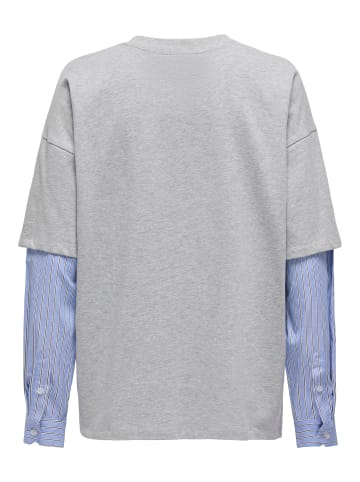 ONLY Top in Light Grey Melange