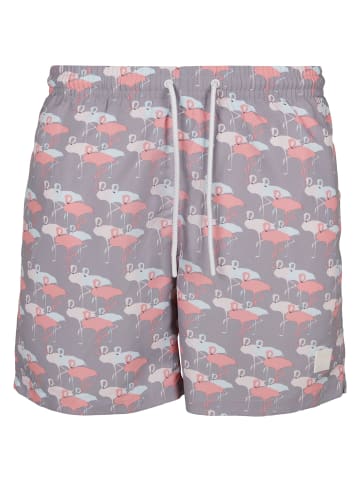 Urban Classics Badeshorts in flamingo aop