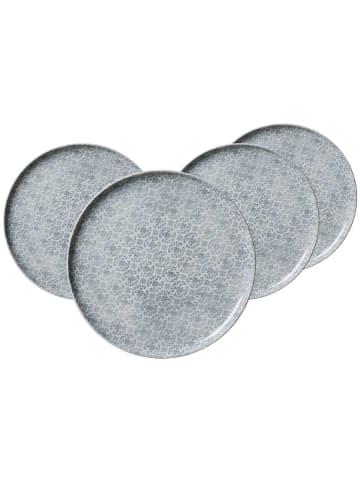 Ritzenhoff & Breker 4er Set Speiseteller Porto in Grau ø 26,5 cm in grau