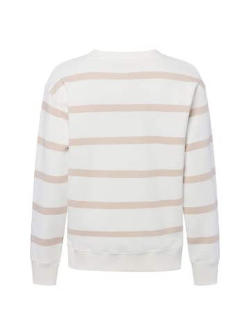 Marie Lund Sweatshirt in weiß braun - 0001