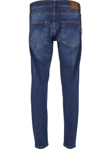 2Y Premium Tapered Jeans in blue
