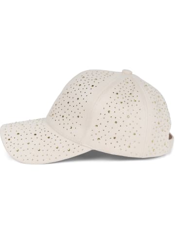 styleBREAKER Baseball Cap mit Strass in Beige