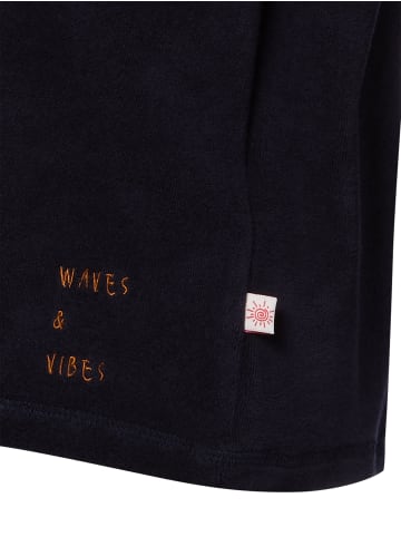 Marie Lund Frottee-Shirt in marine