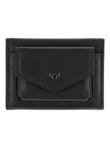Golden Head Polo Geldbörse RFID Schutz Leder 10 cm schwarz