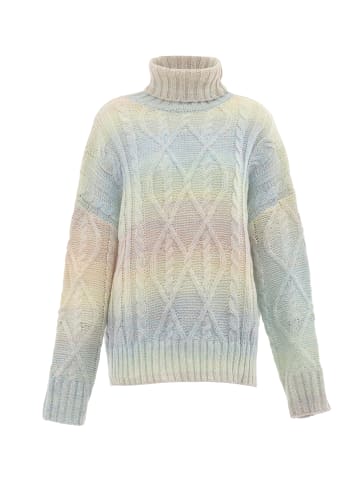 myMo Damen Rollkragenpullover in BLAU MINT