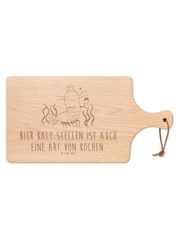 Mr. & Mrs. Panda Schneidebrett Hummer Weizen mit Spruch in Transparent