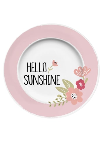 Geda Labels Teller Hello Sunshine in Rosa - 20cm