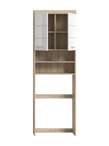 ebuy24 Waschmaschinenschrank Lambada Weiß 63 x 24 cm