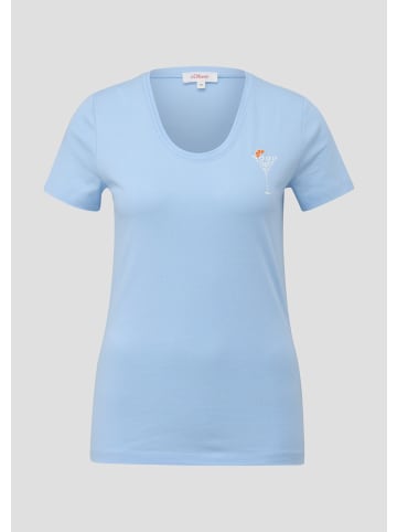 s.Oliver T-Shirt in 53D1_himmelblau