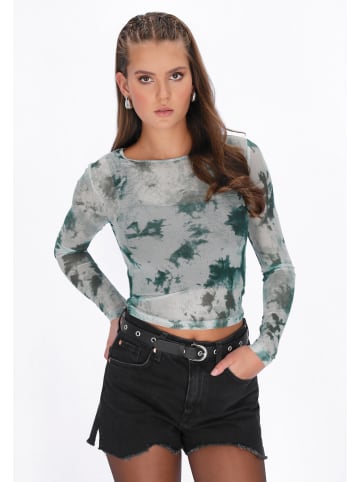 myMo ROCKS Women Blouse in green multicolor