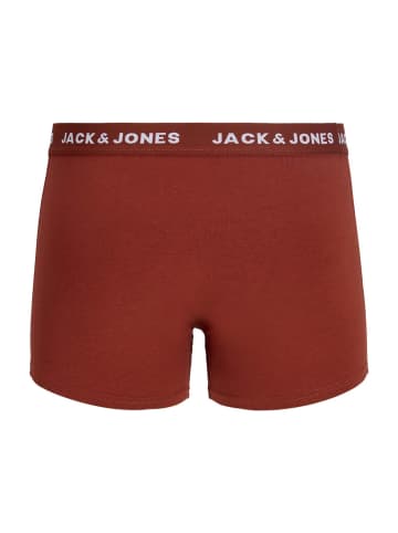 Jack & Jones Boxershort 5er Pack in Rot/Blau/Schwarz/Grün