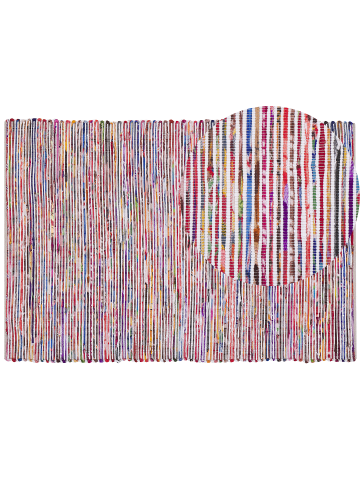 Beliani Kurzflor BARTIN in Bunt/Weiß/Blau - (W) 160 x (H) 1 x (L) 230 cm