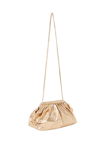 faina Women Clutch in Rust