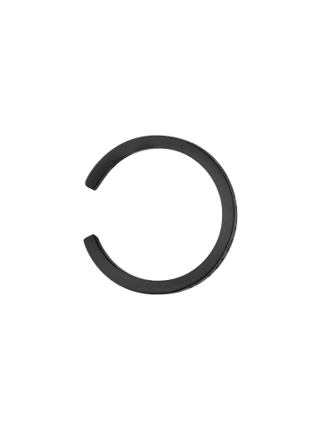 LIEBESKIND BERLIN Ear Cuff The Small Basic Logo in schwarz