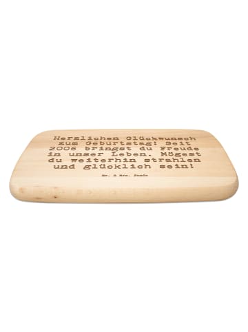 Mr. & Mrs. Panda Holzbrett Spruch 2006 Geburtstag mit Spruch in Transparent