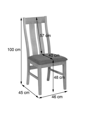 MCW 2er-Set Esszimmerstuhl M58, Helles Gestell, terrakotta