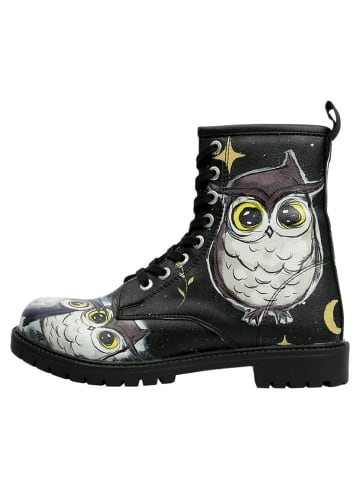 Dogo Longe Boots - Owls Family BLACK 37 in Schwarz