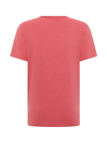 ELBSAND T-Shirt Salo in Mineral Red