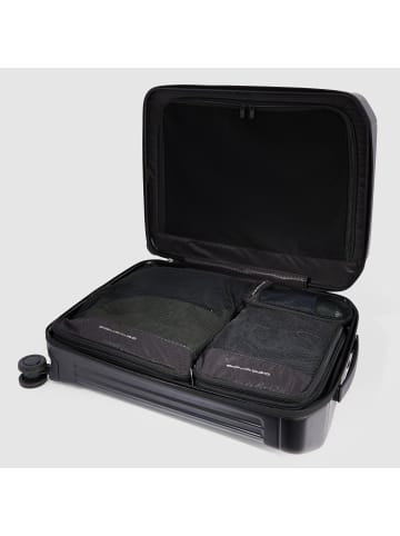 Piquadro Packing cube Packtasche 28 cm mit Dehnfalte in nero