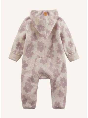 Hessnatur Fleece-Overall in pastell lavendel