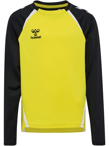 Hummel Sweatshirt Daumenlöcher Hmllead Kinder in BLAZING YELLOW/BLACK