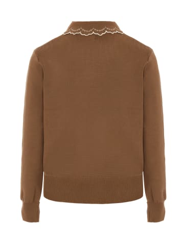 NAEMI Damen Cardigan in Coffee