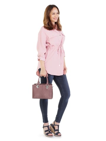 Cluty Umhängetasche echt Leder in alt-rosa