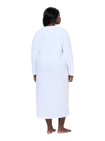 Ulla Popken Bademantel in schneeweiß