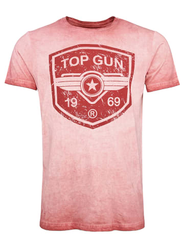 TOP GUN T-Shirt Powerful TG20191043 in red