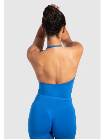 SMILODOX Crop Top Malena in Blau