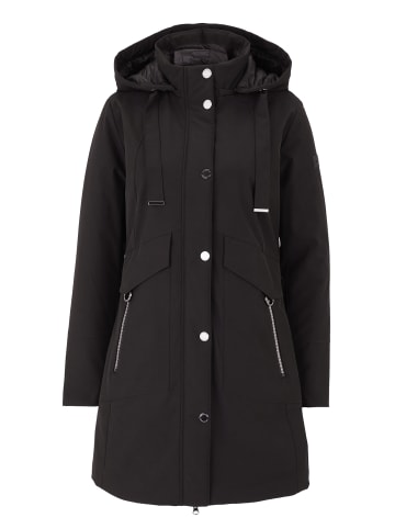 Betty Barclay Outdoorjacke mit abnehmbarer Kapuze in Schwarz