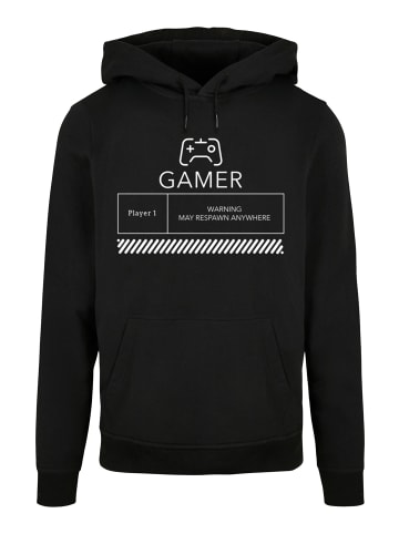 F4NT4STIC Basic Hoodie Retro Gaming May Respawn Anywhere in schwarz