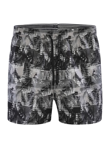 Bugatti Badeshorts TIMO in black/white print