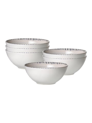 Ritzenhoff & Breker 6er Set Müslischalen Natura in ø 16,5 cm in Grau