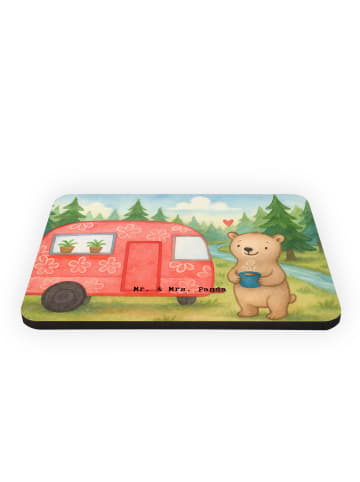 Mr. & Mrs. Panda Magnet Bär Camper Design ohne Spruch in Weiß