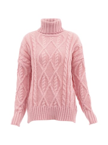 myMo Damen Rollkragenpullover in ROSA