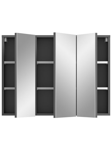 ebuy24 Spiegelschrank Soft Grau 80 x 15 cm