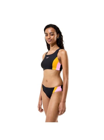Speedo Bikini Colorblock in Schwarz-Gelb