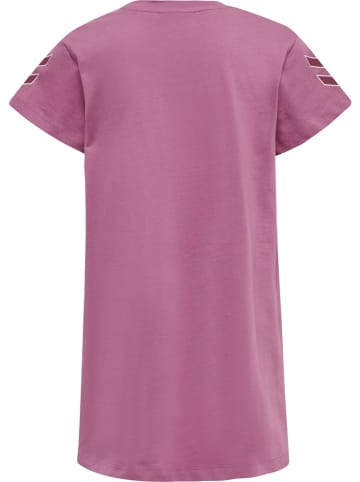 Hummel Kinder-Maxikleid "Architecture T-Shirt Dress S/S" in Lila